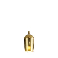 Светильник подвесной Elsa 8253+8265 Mantra золотой 1 лампа, основание золотое в стиле модерн 