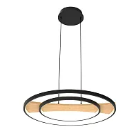 Светильник подвесной LED Lodi 723227 Lightstar коричневый чёрный 1 лампа, основание чёрное коричневое в стиле хай-тек 