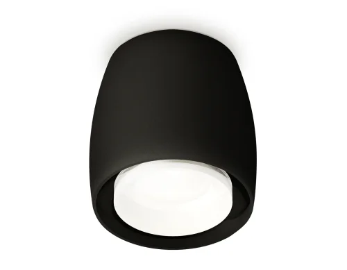 Светильник накладной Techno spot XS1142041 Ambrella light чёрный 1 лампа, основание чёрное в стиле современный хай-тек круглый