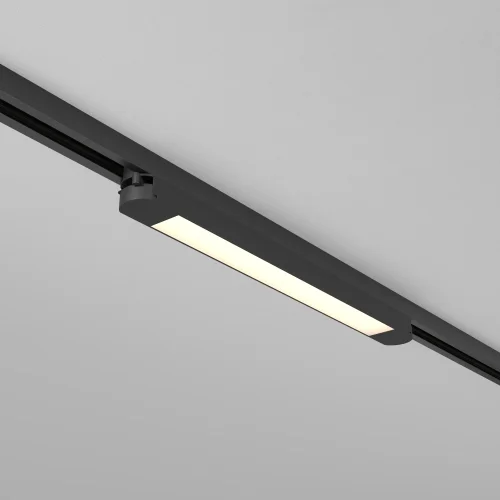 Трековый светильник LED Basis TR000-1-12W3K-B_1 Maytoni белый для шинопроводов серии Basis чёрный фото 3