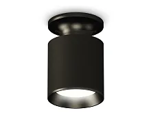 Светильник накладной Techno spot XS6302100 Ambrella light чёрный 1 лампа, основание чёрное в стиле современный круглый