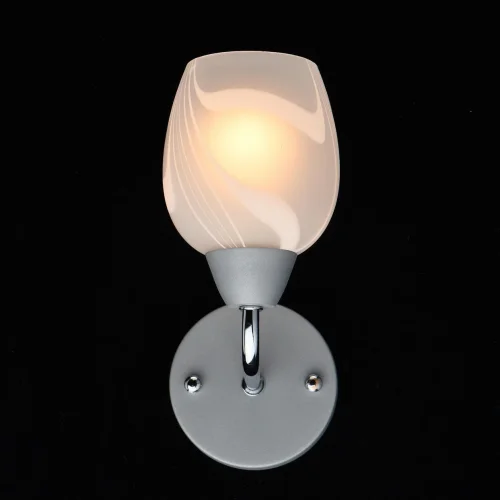 Бра Олимпия 638028301 MW-Light белый на 1 лампу, основание хром в стиле классический фото 3
