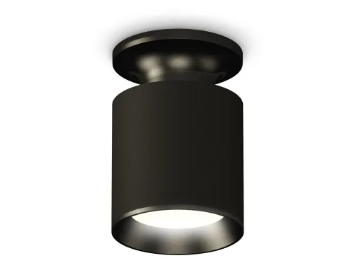 Светильник накладной Techno spot XS6302100 Ambrella light чёрный 1 лампа, основание чёрное в стиле современный круглый
