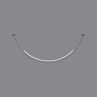 Светильник подвесной LIANNA L120 213763-23 ImperiumLoft белый на 1 лампу, основание чёрное в стиле современный 