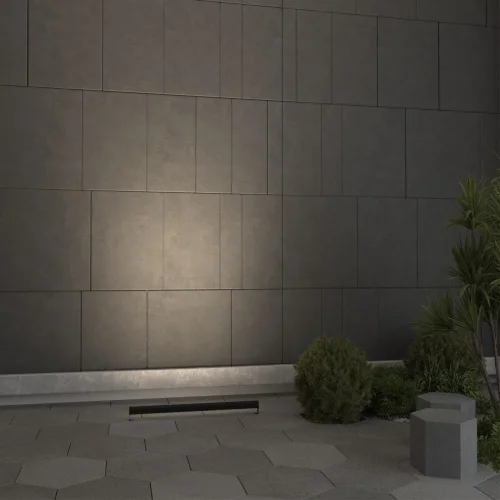 Ландшафтный светильник LED Graze 7040/22WL Odeon Light уличный IP65 чёрный на 1 лампу, плафон чёрный в стиле современный хай-тек LED фото 3