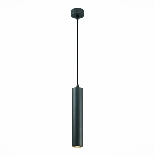 Светильник подвесной St151 ST151.403.01 ST-Luce чёрный 1 лампа, основание чёрное в стиле хай-тек современный трубочки фото 3