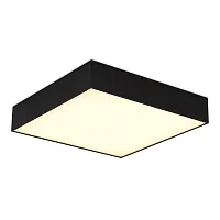 Светильник потолочный LED ST608 ST608.442.27 ST-Luce белый 1 лампа, основание чёрное в стиле хай-тек современный квадратный