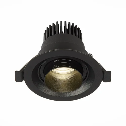 Светильник точечный LED ST701 ST701.448.07 ST-Luce чёрный 1 лампа, основание чёрное в стиле хай-тек  фото 2