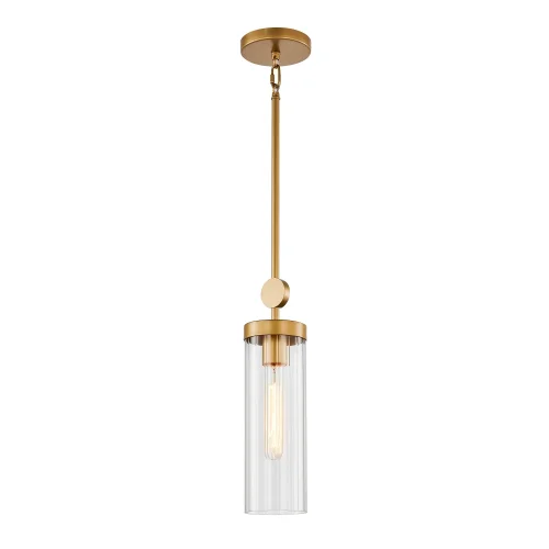 Светильник подвесной Radiales 3099-1P Favourite прозрачный 1 лампа, основание золотое в стиле классика 
