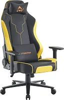 Геймерское кресло Rapid Экокожа Желтый EP Rapid PU Black Yellow Everprof, жёлтый чёрный/экокожа, ножки//, размеры - 1230*1330***770*