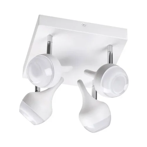 Светильник потолочный LED Jolie 3819/32CL Odeon Light белый на 4 лампы, основание белое в стиле хай-тек 