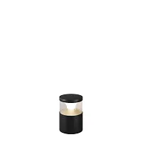 Парковый светильник LED Pyro O496FL-L21B3K Maytoni уличный IP65 чёрный на 1 лампу, плафон чёрный в стиле современный хай-тек LED