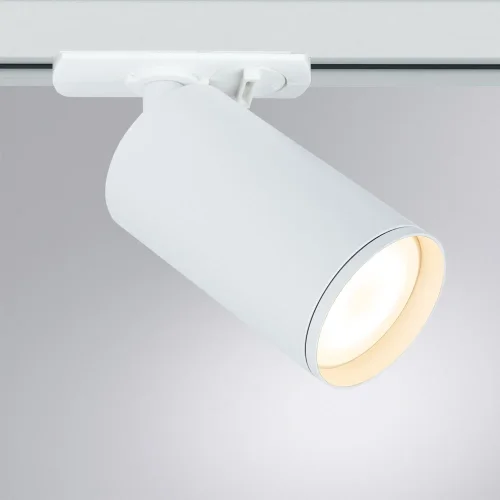 Трековый светильник однофазный Flame A1519PL-1WH Arte Lamp белый для шинопроводов серии Flame фото 2