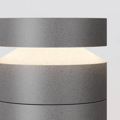 Парковый светильник LED Betone O469FL-L20CM3K Maytoni уличный IP чёрный серый на 1 лампу, плафон чёрный серый в стиле современный хай-тек LED фото 3