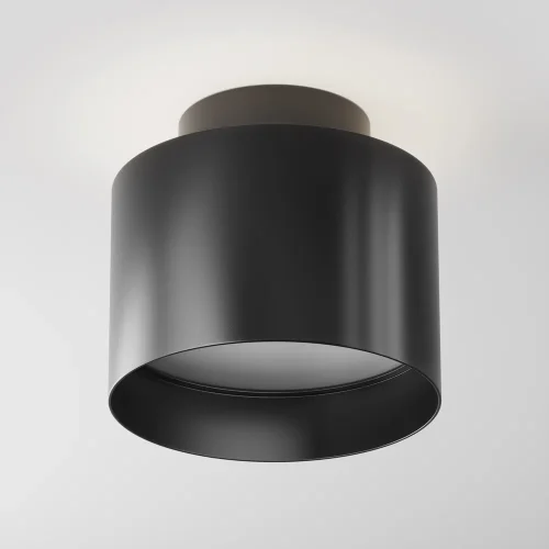 Светильник накладной LED Planet C009CW-L12B4K Maytoni чёрный 1 лампа, основание чёрное в стиле современный хай-тек круглый фото 6