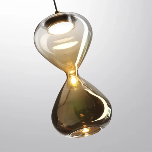 Светильник подвесной LED Glessi 5094/4L Odeon Light золотой на 1 лампу, основание чёрное в стиле хай-тек выдувное фото 5