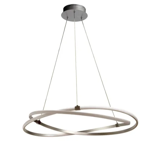Светильник подвесной LED INFINITY 5725 Mantra серебряный на 1 лампу, основание хром в стиле хай-тек 