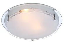 Светильник настенно-потолочный INDI 48167-2 Globo белый 2 лампы, основание хром в стиле современный 