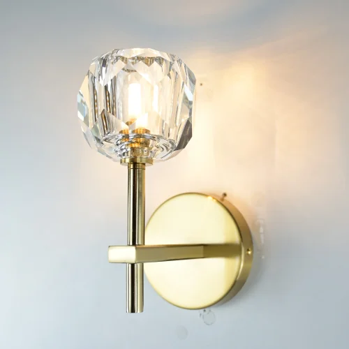 Бра Boule 73511-22 ImperiumLoft прозрачный на 1 лампу, основание латунь в стиле современный арт-деко фото 8