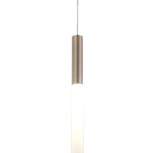 Светильник подвесной LED Tibia 2217-1P Favourite прозрачный 1 лампа, основание золотое в стиле модерн трубочки фото 5