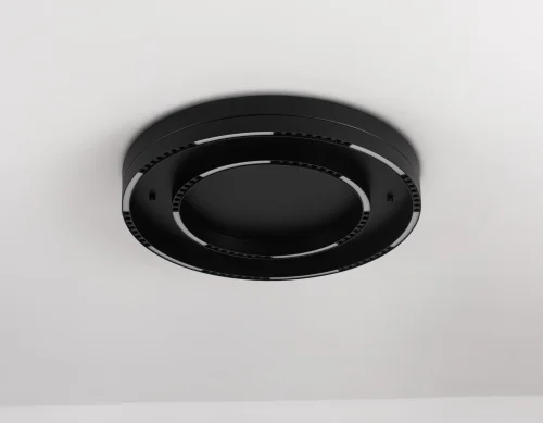 Светильник потолочный LED FL5822 Ambrella light чёрный 1 лампа, основание чёрное в стиле современный хай-тек тарелка фото 5