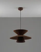 Светильник подвесной LED Mantis V11099-PL Moderli коричневый на 1 лампу, основание коричневое в стиле современный лофт 