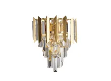 Бра Amman 1024/03/02W Stilfort прозрачный 2 лампы, основание золотое в стиле классический 