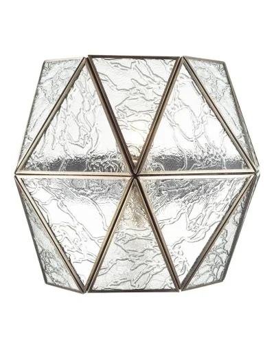 Бра Osten 2925-1W Favourite прозрачный на 1 лампа, основание латунь в стиле современный 
