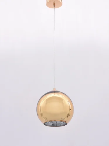 Светильник подвесной Lobos  LDP 107-300 GD Lumina Deco золотой 1 лампа, основание золотое в стиле современный шар фото 3