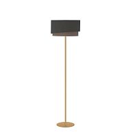 Торшер Manderline 39934 Eglo  коричневый 1 лампа, основание латунь в стиле современный
