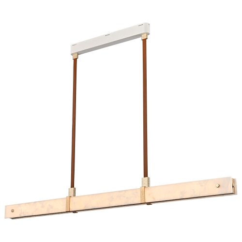 Светильник подвесной LED Kerry WE441.15.003 Wertmark белый на 1 лампу, основание белое в стиле современный линейный