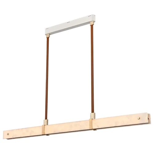 Светильник подвесной LED Kerry WE441.15.003 Wertmark белый на 1 лампу, основание белое в стиле современный линейный