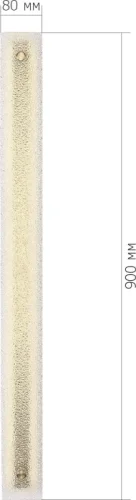 Бра LED Fagy SL6245.211.01 ST-Luce прозрачный на 1 лампу, основание золотое в стиле современный фото 3