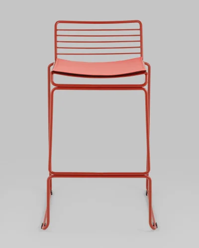 Стул полубарный Danny, бордовый, с подушкой УТ000038990 Stool Group, /, ножки//, размеры - *800***380*470 фото 9