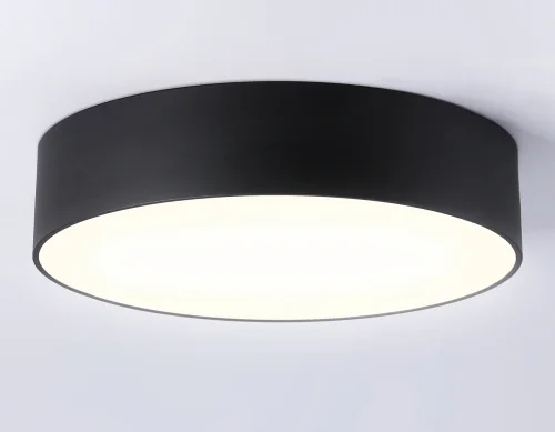 Светильник потолочный LED Air Alum FV5525 Ambrella light чёрный 1 лампа, основание чёрное в стиле современный хай-тек  фото 3