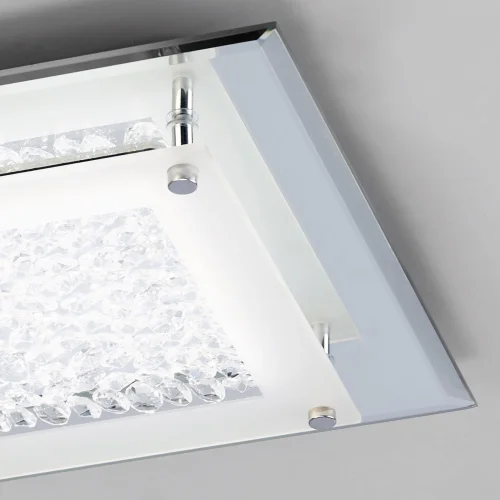 Люстра потолочная LED CRYSTAL 4580 Mantra прозрачная на 1 лампа, основание хром в стиле современный  фото 5
