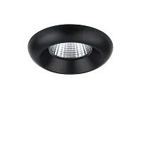 Светильник точечный LED Monde 071177 Lightstar чёрный 1 лампа, основание чёрное в стиле классика 