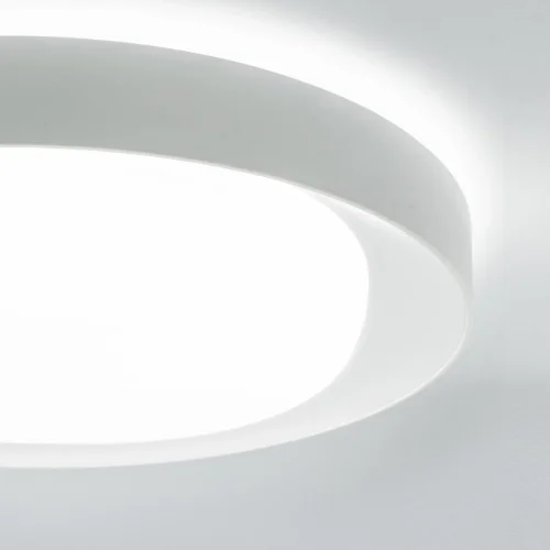 Светильник потолочный LED с пультом Kenzo 7156 Mantra белый 1 лампа, основание белое в стиле современный хай-тек с пультом фото 3