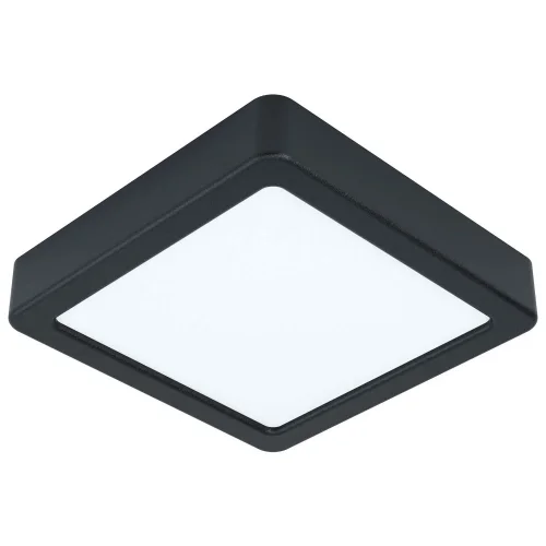 Светильник накладной LED Fueva 5 99255 Eglo белый 1 лампа, основание чёрное в стиле современный квадратный