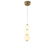 Светильник подвесной LED Стин 07623-3A,20 Kink Light белый 3 лампы, основание бронзовое в стиле современный молекула шар