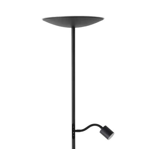 Торшер LED Conivarino 901977 Eglo для чтения чёрный на 1 лампу, основание чёрное в стиле современный фото 2