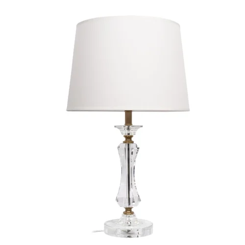 Настольная лампа Сrystal 10275 LOFT IT белая 1 лампа, основание прозрачное хрусталь в стиле классический 