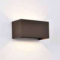 Настенный светильник LED Davos 8608 Mantra уличный IP54 коричневый 1 лампа, плафон коричневый в стиле хай-тек современный LED