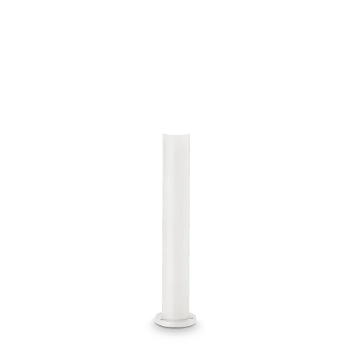 Парковый светильник CLIO MPT1 BIANCO Ideal Lux уличный IP44 белый 1 лампа, плафон белый в стиле современный E27
