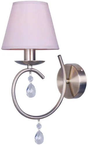 Бра Gillian TL1136-1W Toplight серый на 1 лампа, основание античное бронза в стиле современный 