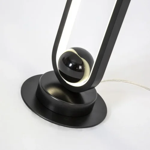 Настольная лампа LED Altus 4220-1T F-promo чёрная 1 лампа, основание чёрное металл в стиле современный  фото 2