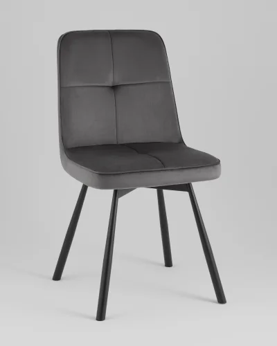 Стул Boun, вращающийся, велюр темно-серый УТ000041915 Stool Group, /, ножки//, размеры - ***** фото 9