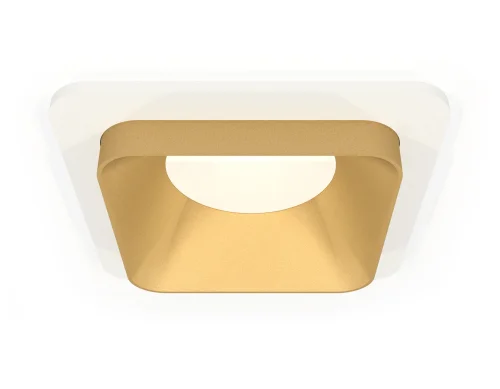 Светильник точечный Techno spot XC7901004 Ambrella light золотой 1 лампа, основание белое в стиле современный 