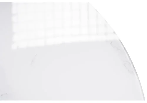 Стол стеклянный Вернер белый мрамор / черный 474327 Woodville столешница белая из стекло фото 4