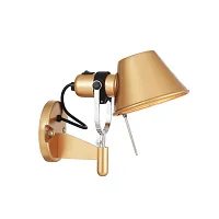 Бра Legend 2839-1W Favourite матовый золото 1 лампа, основание матовое золото в стиле современный 